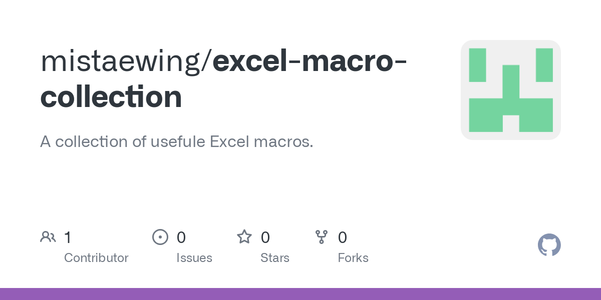 excel macro collection