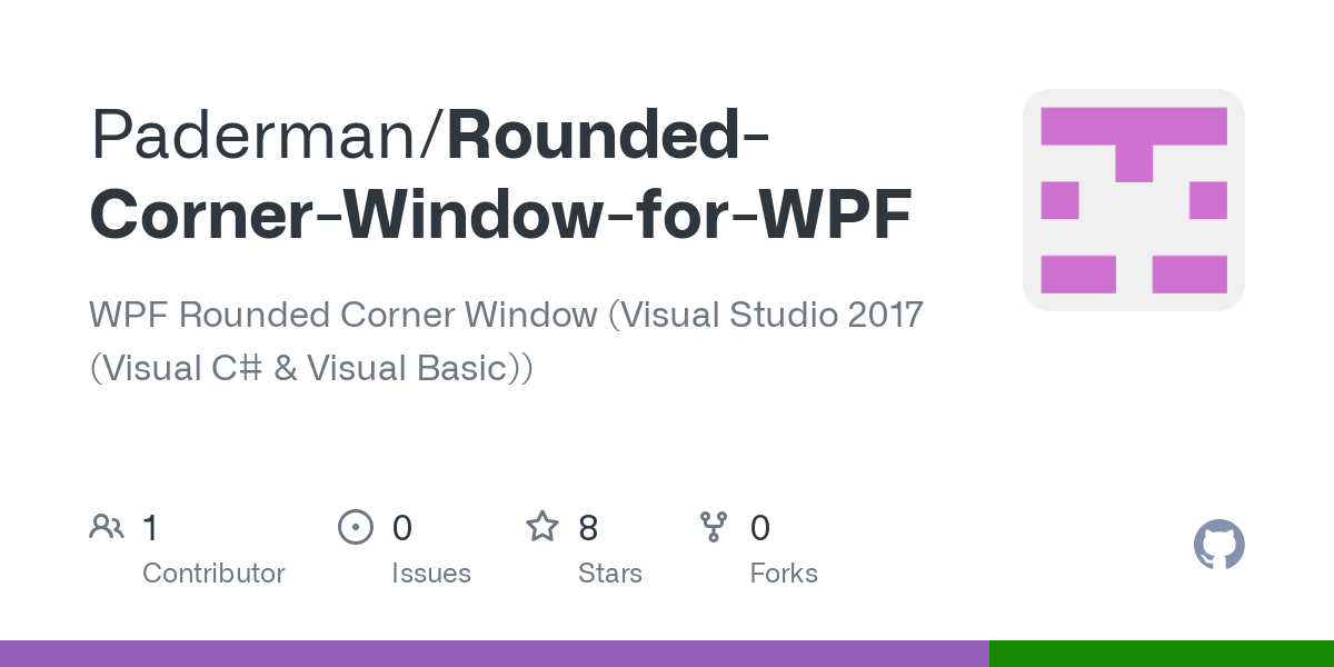Rounded Corner Window for WPF