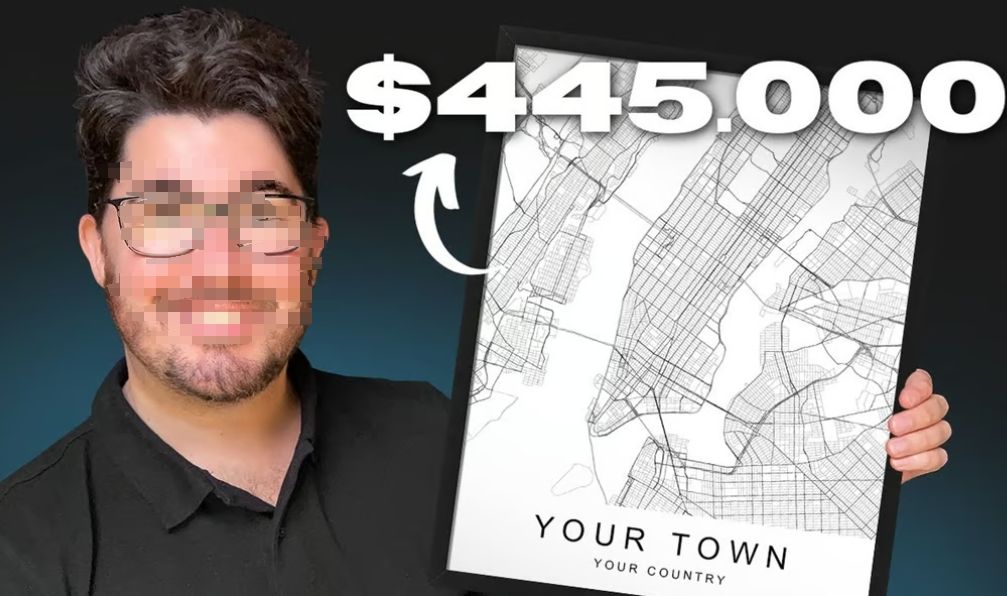 คนต่างชาติมีรายได้ 46,000 หยวนต่อเดือนในการขายแผนที่มินิมัลลิสต์ที่ผลิตขึ้นบนแพลตฟอร์มอีคอมเมิร์ซ