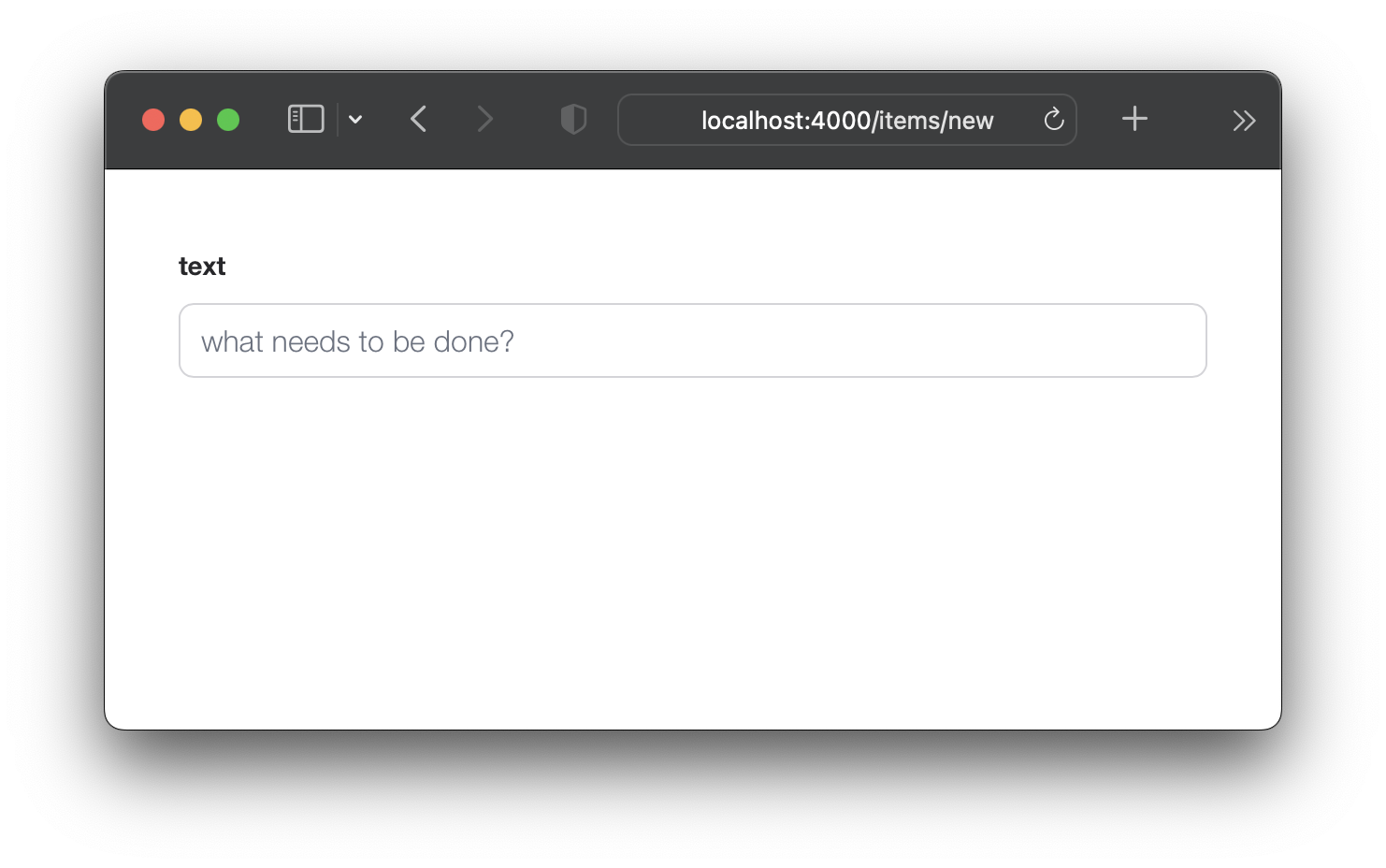 새로운 항목-싱크 텍스트 필드-사무리 버튼