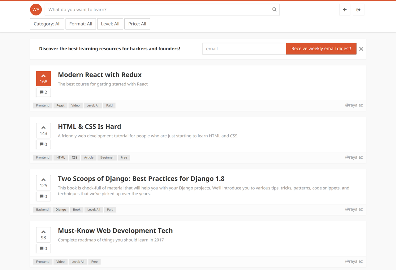 웹 개발 자습서