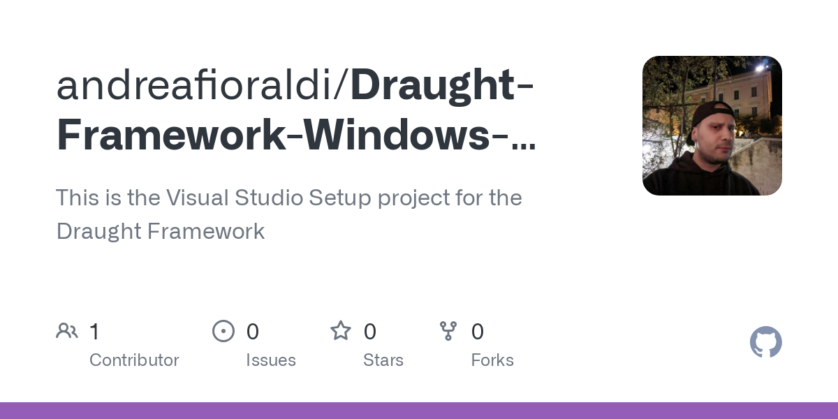 Draught Framework Windows Setup