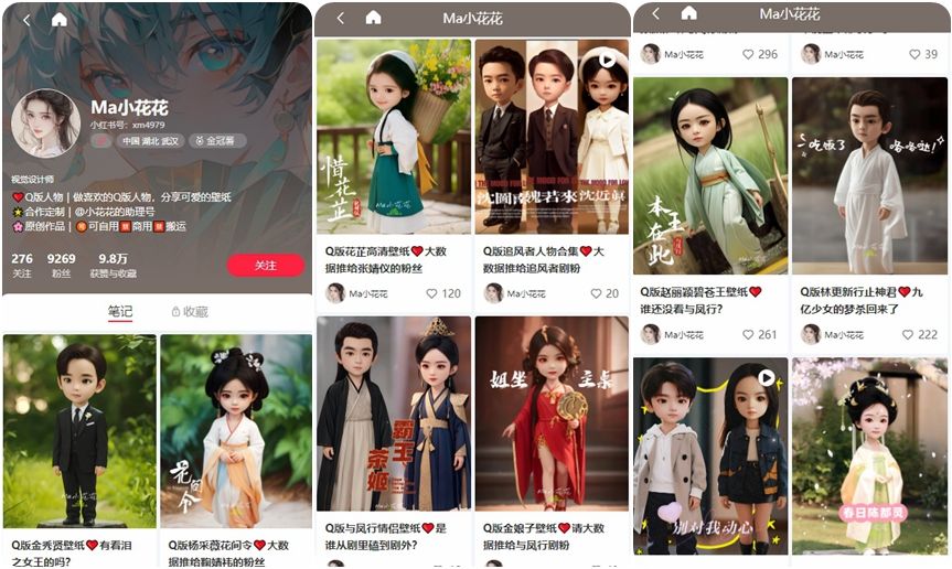 การใช้ AI เพื่อสร้างตัวละคร Q-version เพิ่มแฟน ๆ และเงินสดอย่างรวดเร็วใน Douyin Xiaohongshu