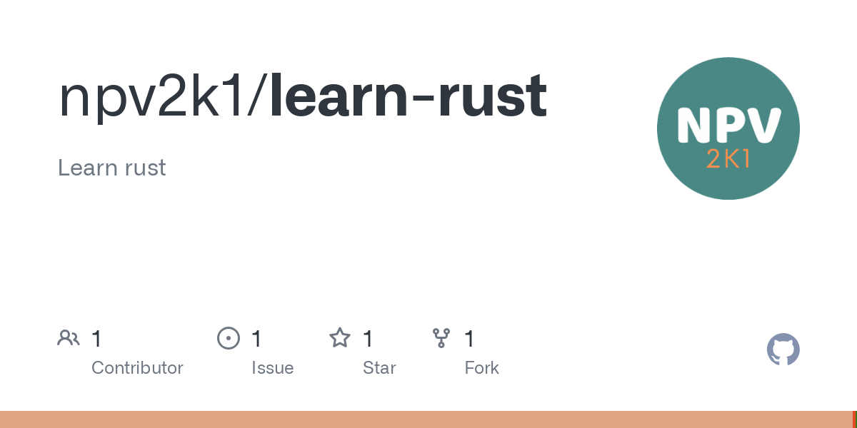 learn rust