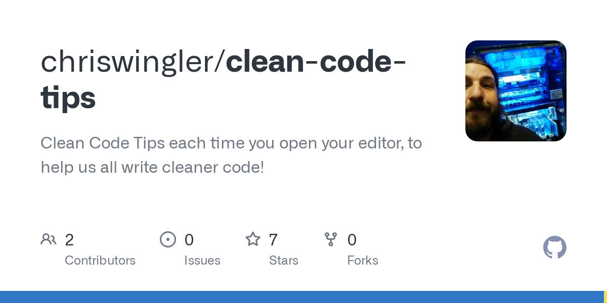clean code tips