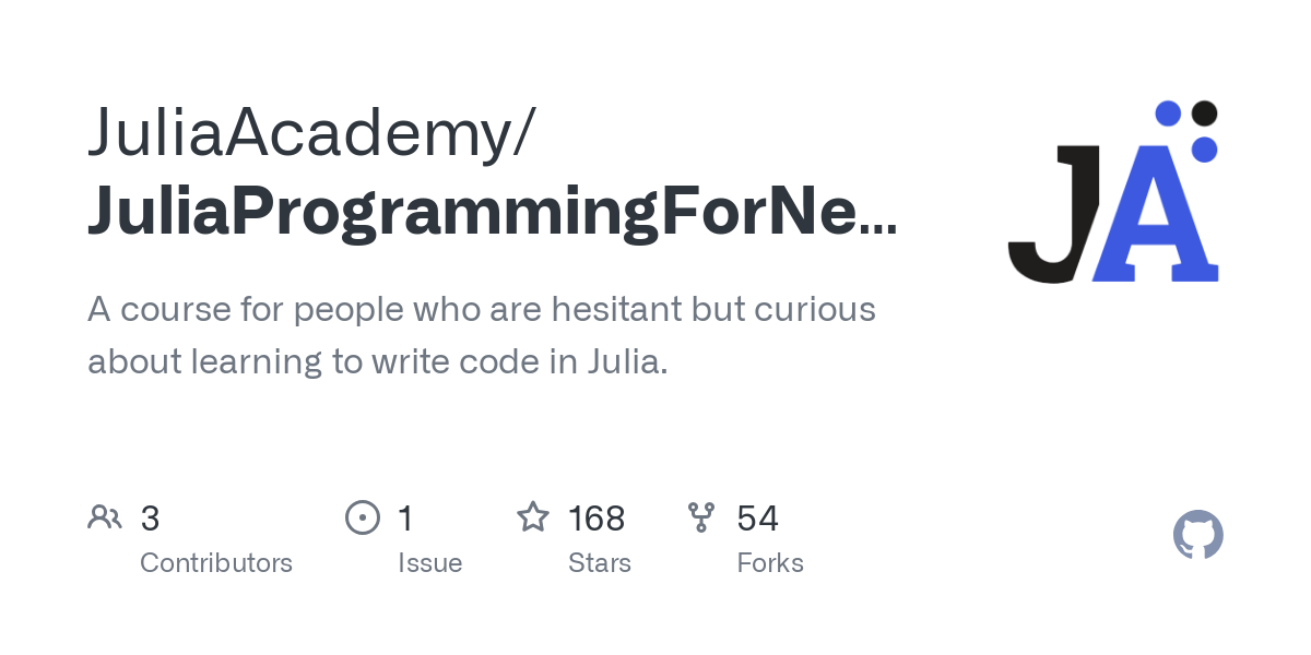 JuliaProgrammingForNervousBeginners
