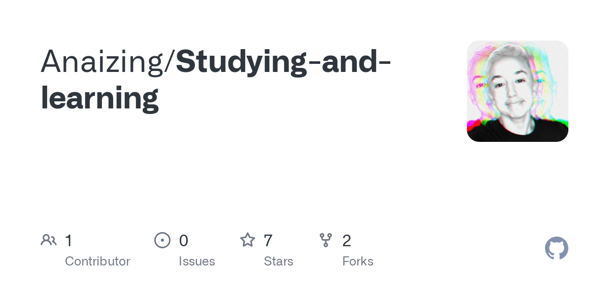 Studying and learning