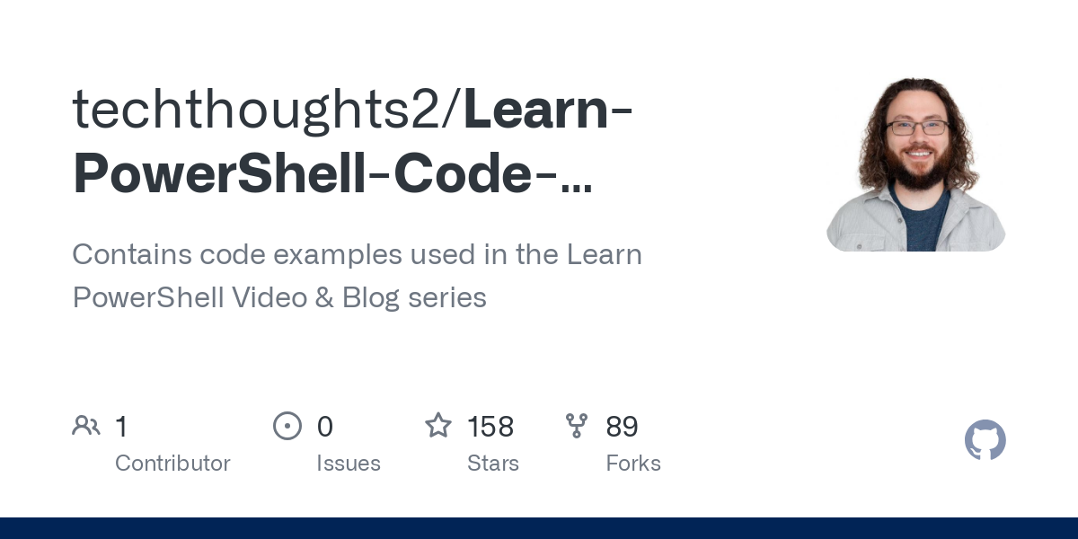 Learn PowerShell Code Examples