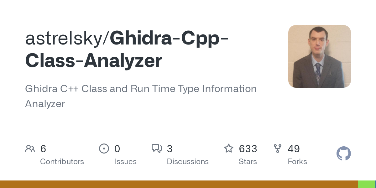 Ghidra Cpp Class Analyzer