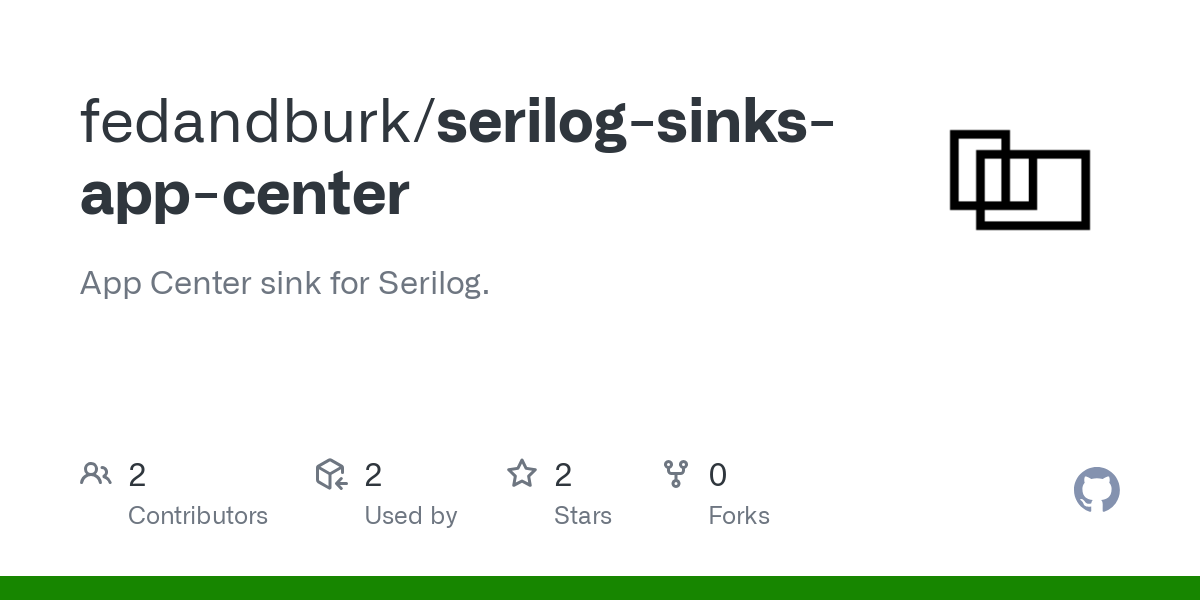 serilog sinks app center