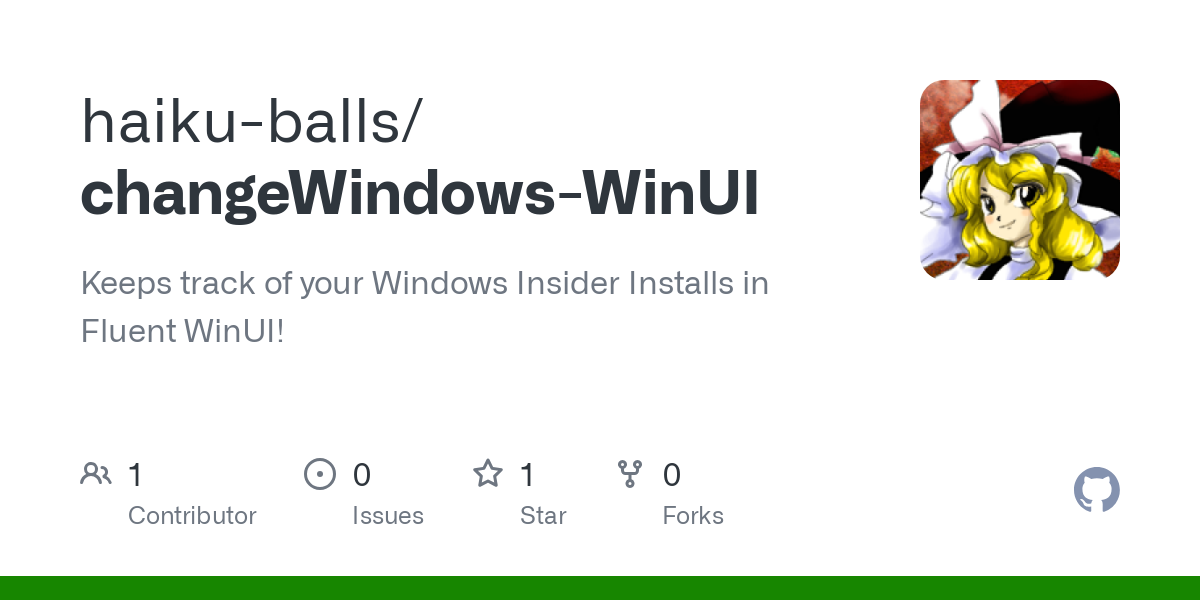 changeWindows WinUI