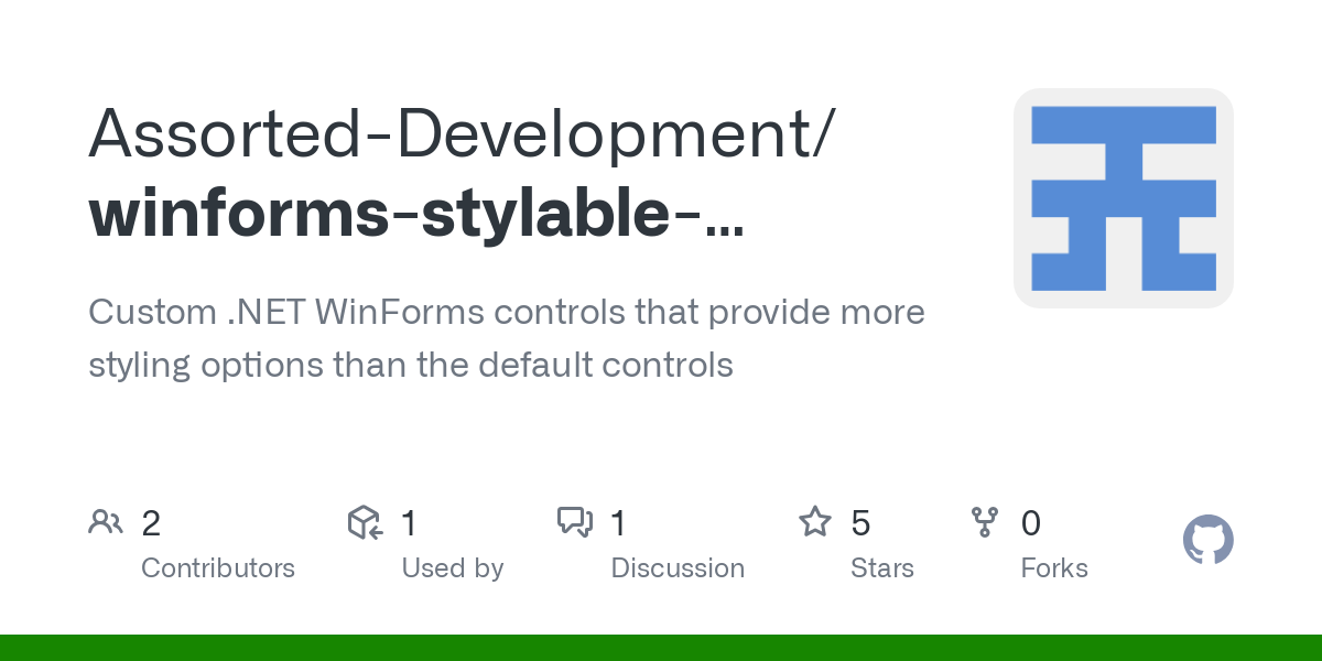 winforms stylable controls