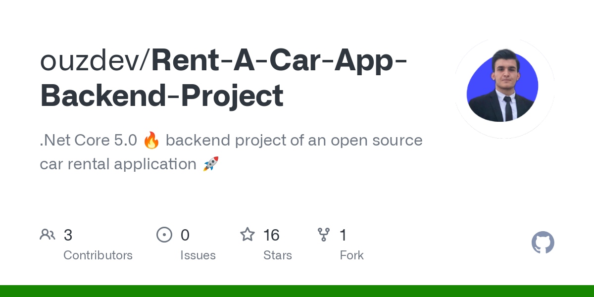 Rent A Car App Backend Project
