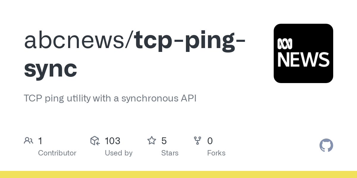 tcp ping sync