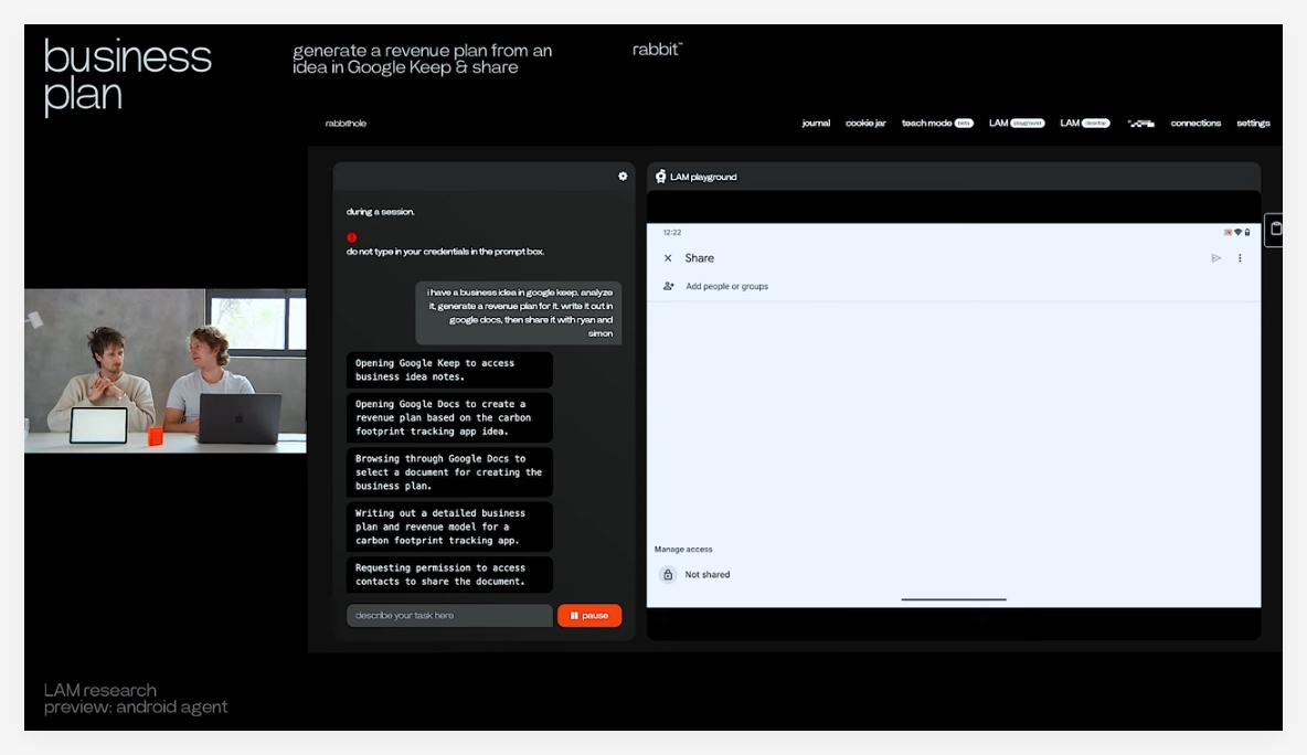 Rabbit แสดงให้เห็นถึงความสามารถของ AI Agent ใหม่: จากการดาวน์โหลดเกมไปจนถึงการจัดการรายการช้อปปิ้งโดยอัตโนมัติ - บทความ AI