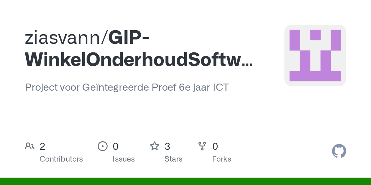 GIP WinkelOnderhoudSoftware