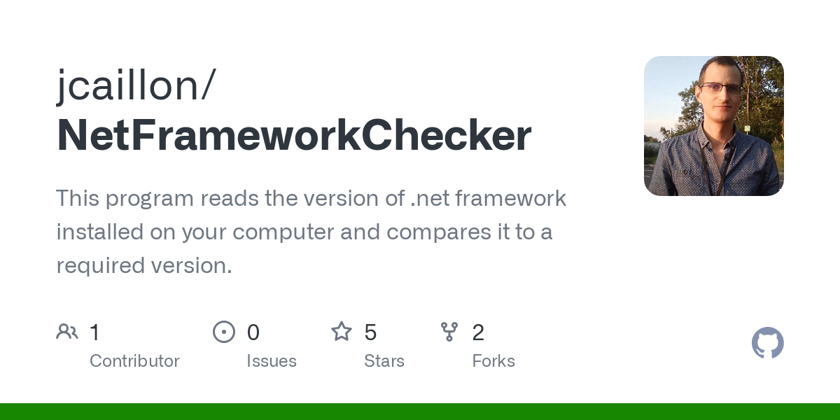 NetFrameworkChecker