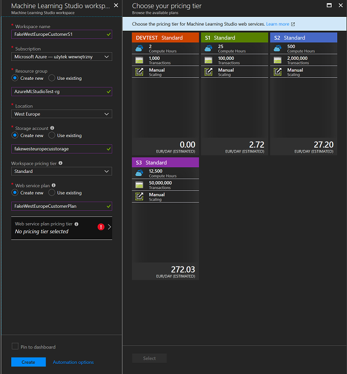 AzurePortalResourcesprice