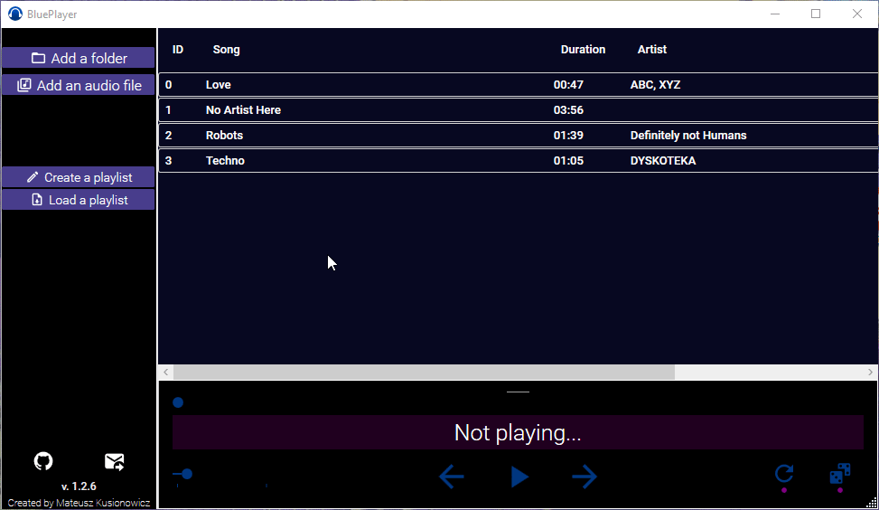 Очистка плейлиста