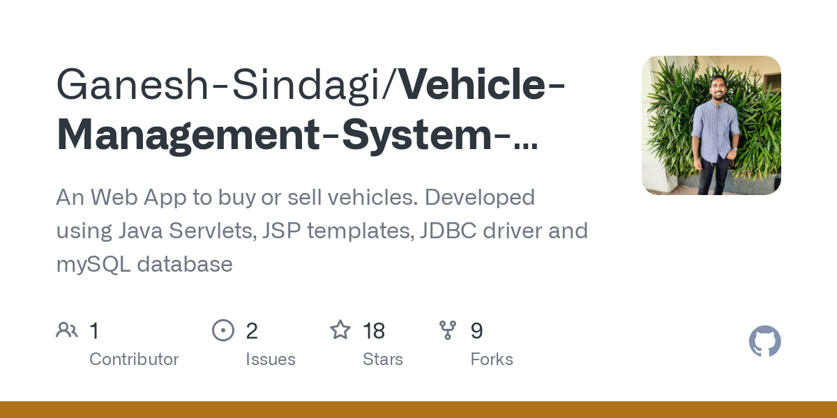 Vehicle Management System Java Servlet