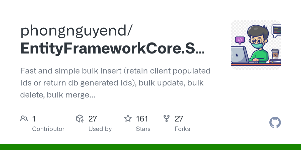 EntityFrameworkCore.SqlServer.SimpleBulks