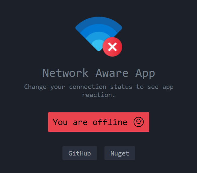 Netify Demo App - отключенное