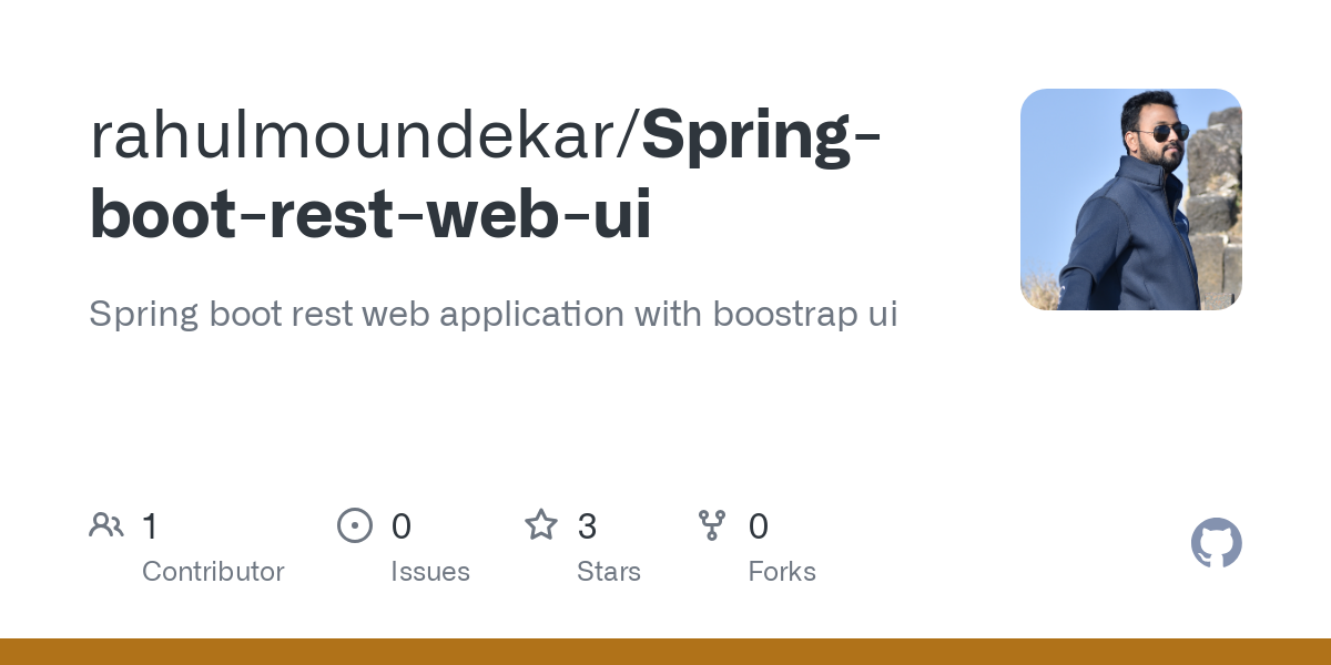 Spring boot rest web ui