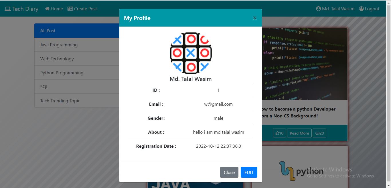 6 1 사용자 프로필 세부 정보 업데이트 프로필 사진