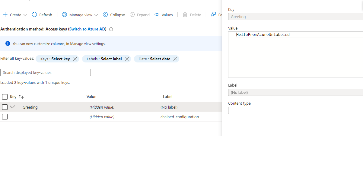 Azure App Config