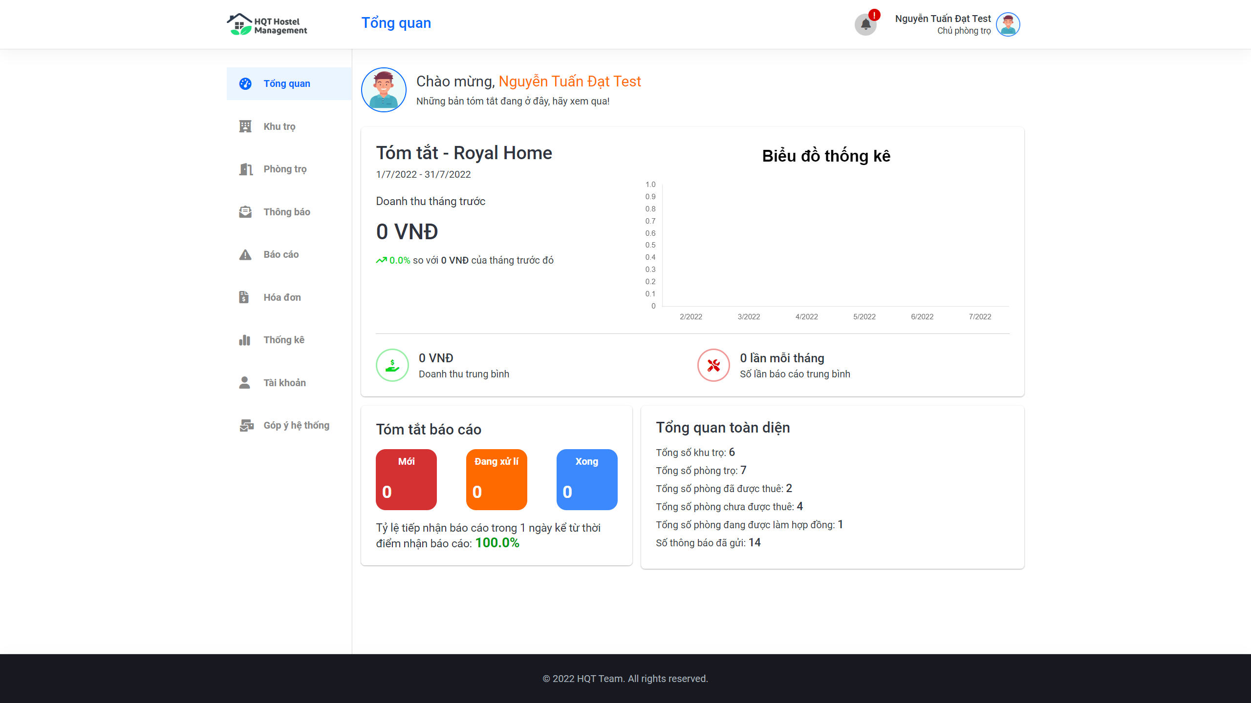 소유자 대시 보드