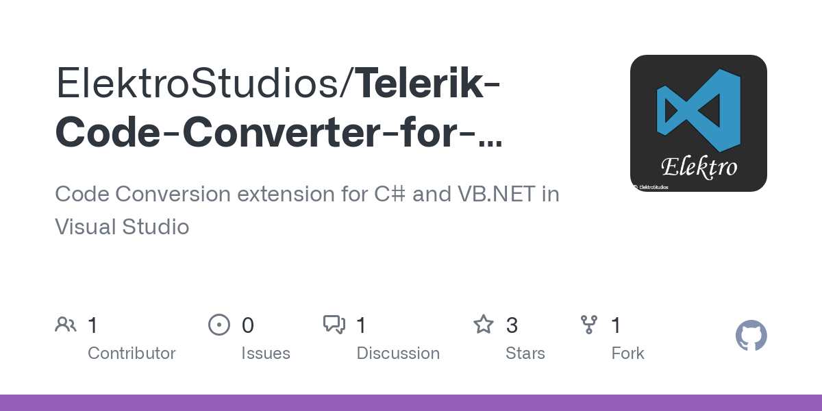 Telerik Code Converter for Visual Studio