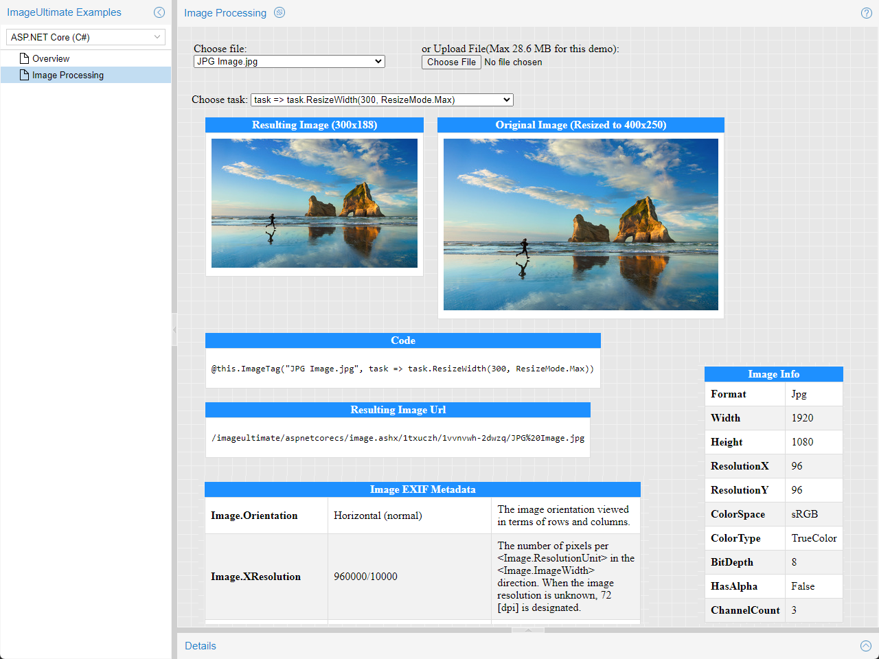 Resizer изображения для ASP.NET и процессора изображения для .NET