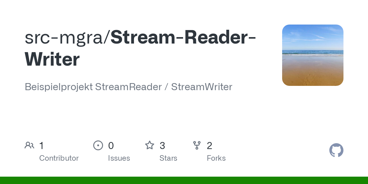 Stream Reader Writer