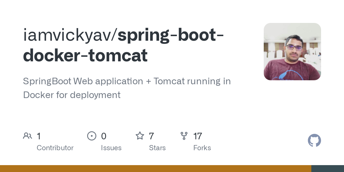 spring boot docker tomcat