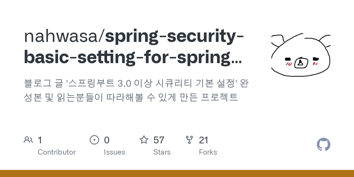 spring security basic setting for spring boot 3