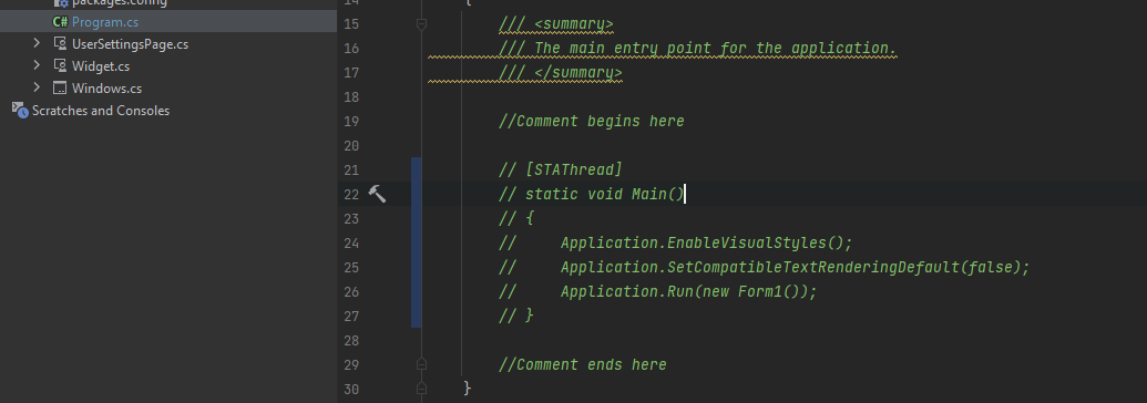 Программа горячей планы CS Комментарий к