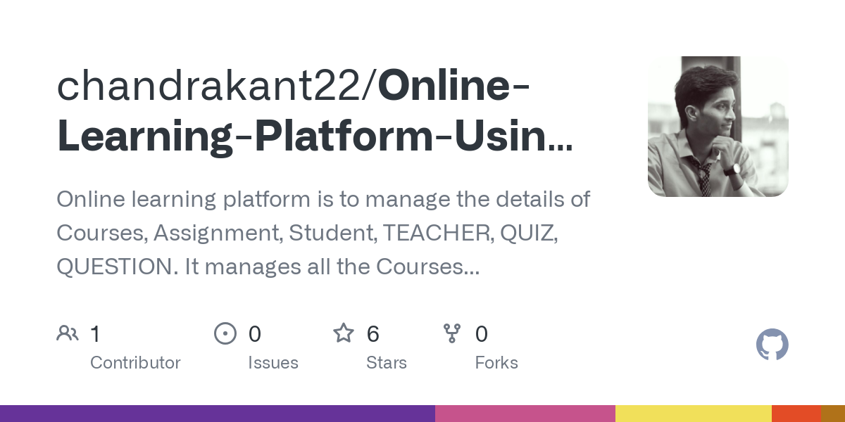 Online Learning Platform Using JSP MVC