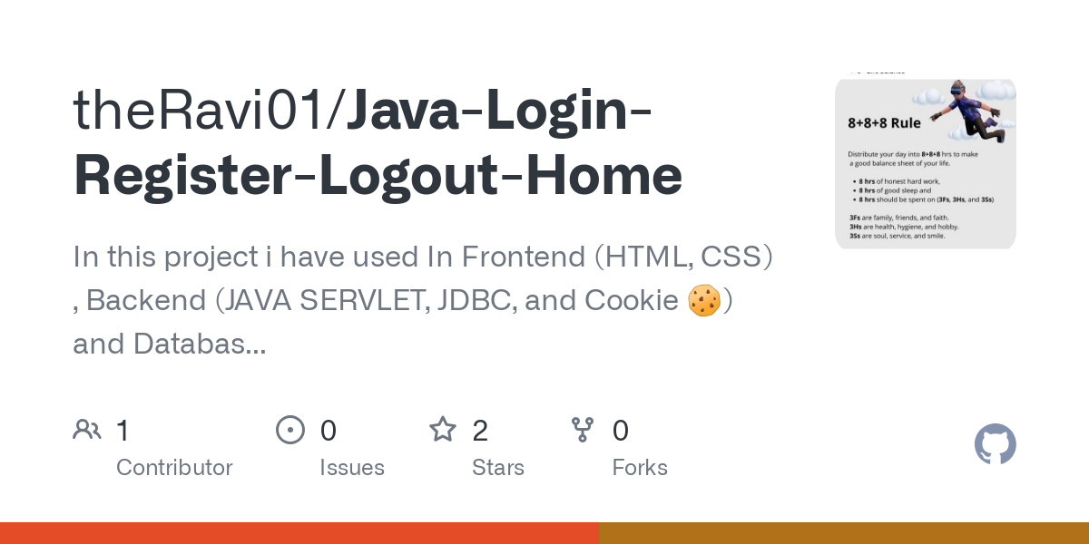 Java Login Register Logout Home