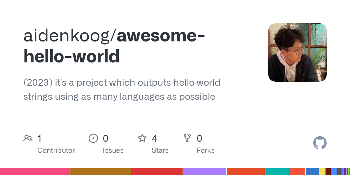 awesome hello world