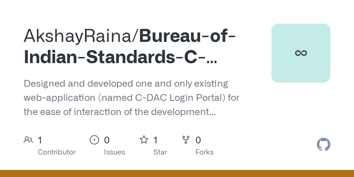 Bureau of Indian Standards C DAC Web Application