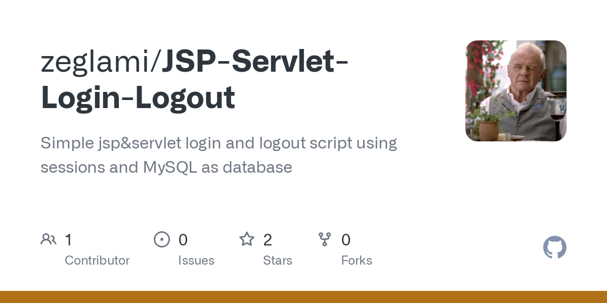 JSP Servlet Login Logout