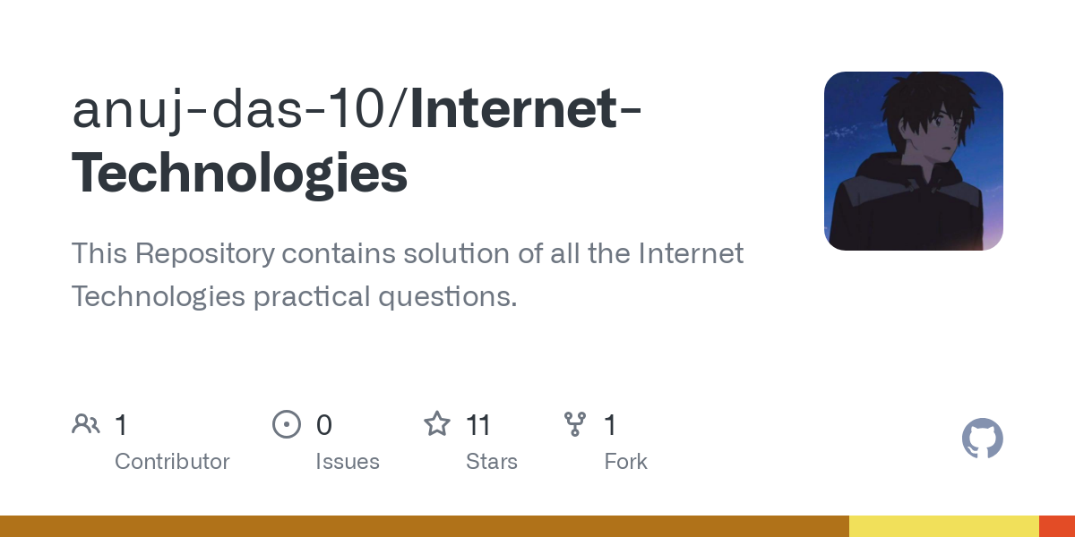 Internet Technologies