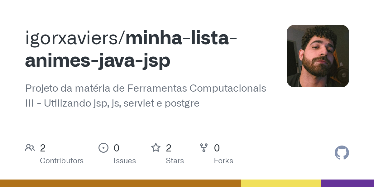 minha lista animes java jsp