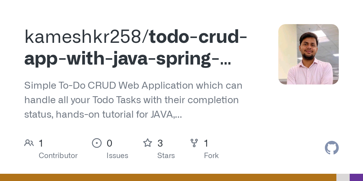 todo crud app with java spring mvc hibernate oracle