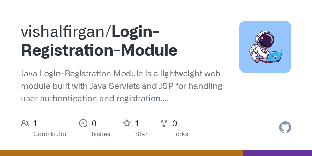 Login Registration Module