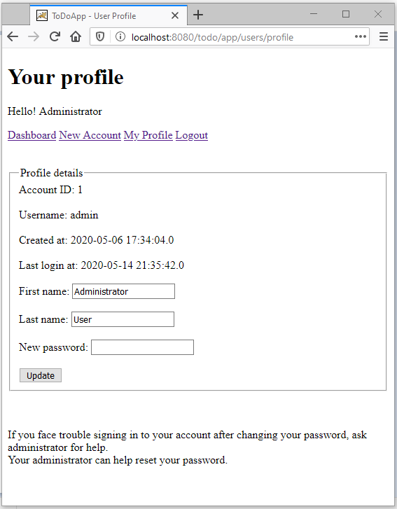 관리자 프로필 Figure 7