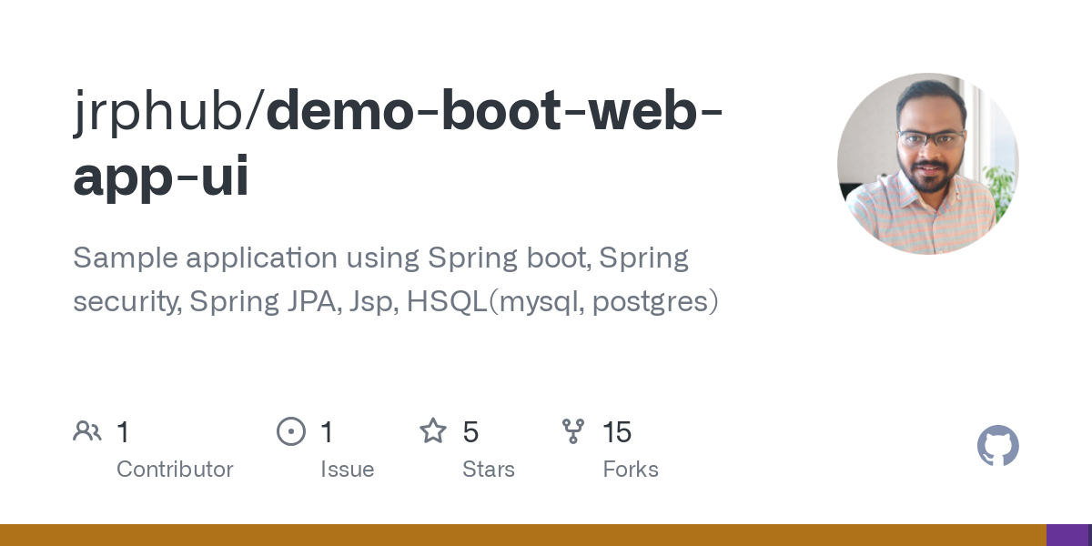demo boot web app ui