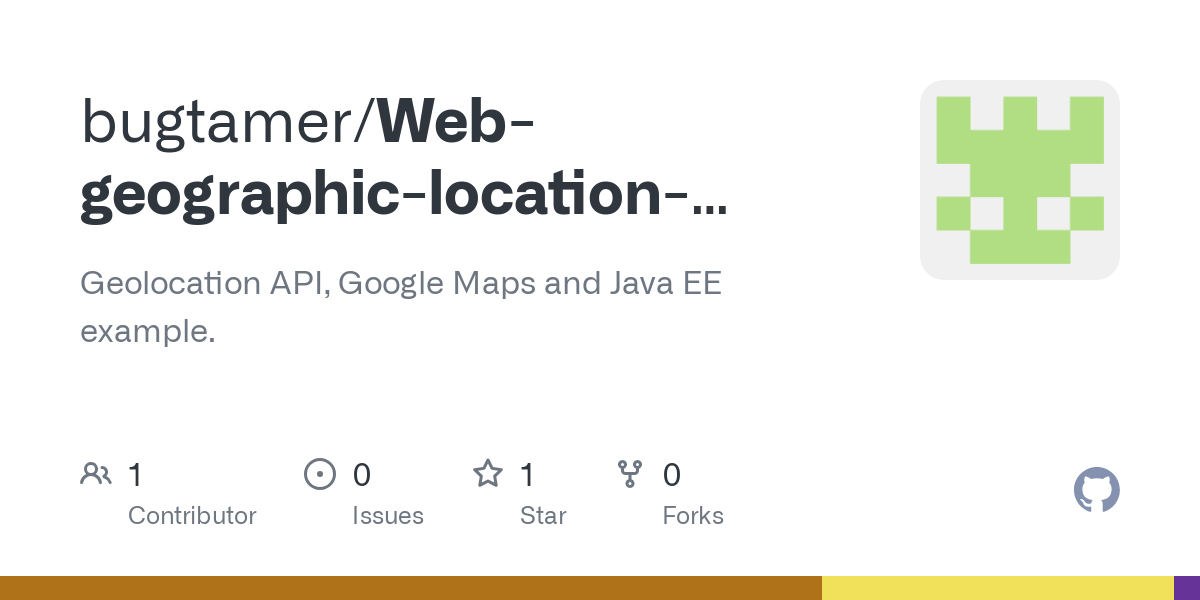 Web geographic location example