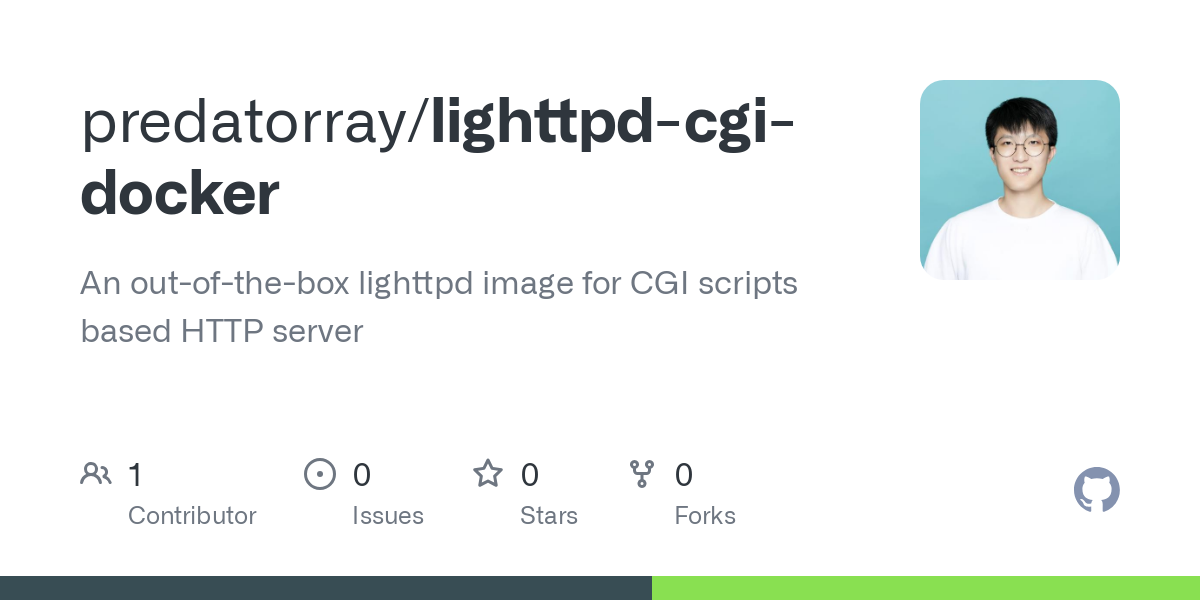 lighttpd cgi docker