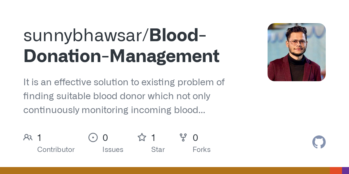 Blood Donation Management